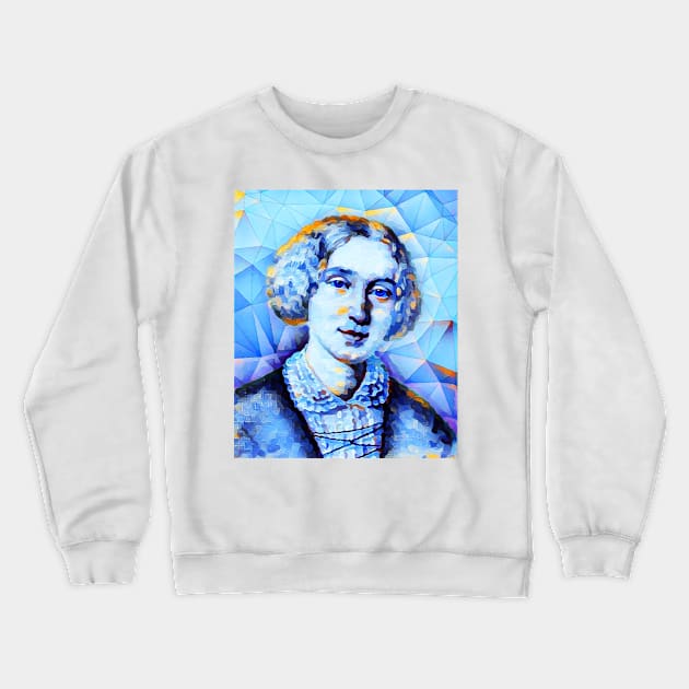 George Eliot Portrait | George Eliot Artwork | George Eliot Painting 10 Crewneck Sweatshirt by JustLit